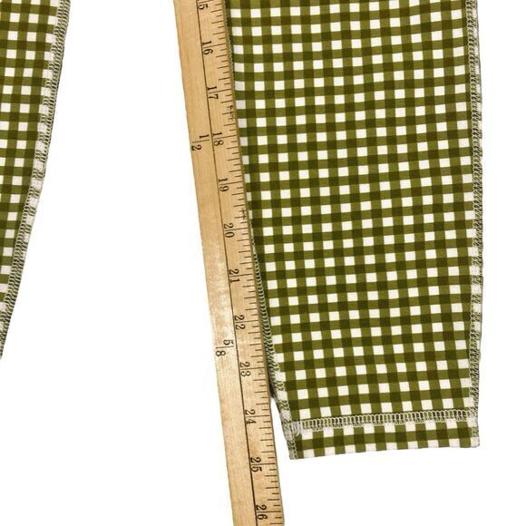 J. Crew Weekend 7/8 High-Rise Leggings Women S Olive Green Casual Stretchy Tight - Picture 13 of 15
